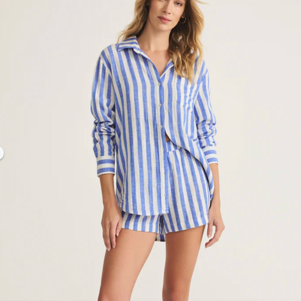 Saturdays Striped Shirt // Nwt